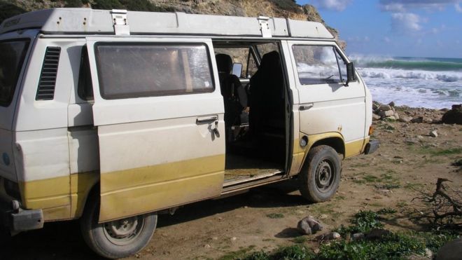 Фургон VW Camper подозреваемого по делу Мадлен Макканн