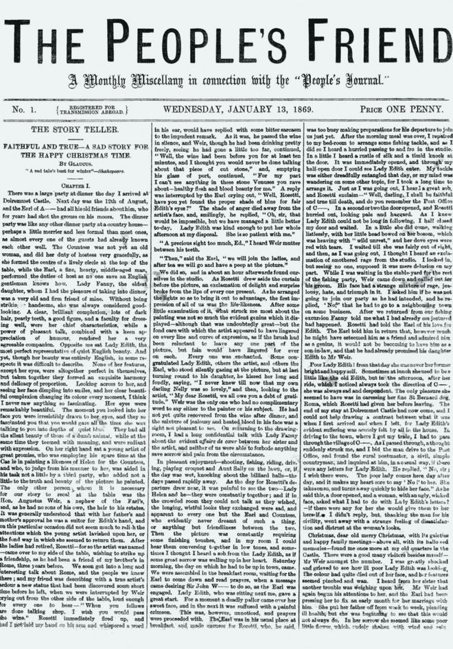Первое в истории издание "Друг народа" в январе 1869 года
