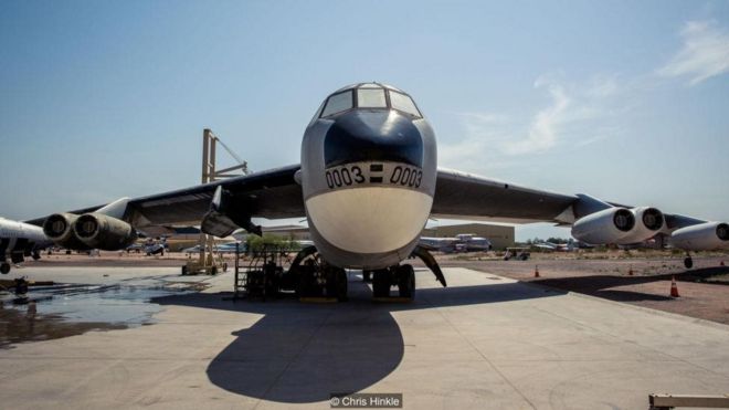 B-52 bomber that launched the first space plane