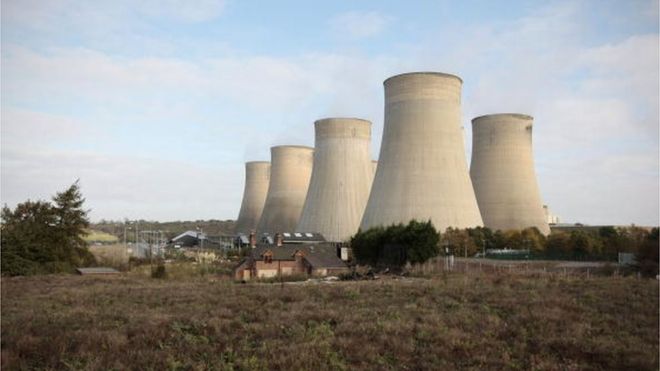 Электростанция Ратклифф-он-Соар, недалеко от Ноттингема