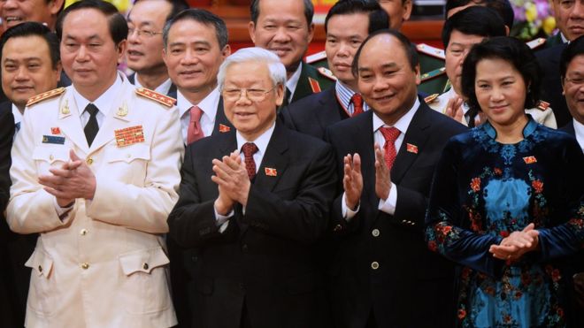 Ban lãnh đạo mới của Việt Nam sau Đại hội Đảng XII năm 2016