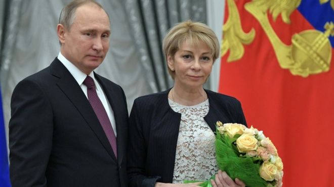 Елизавета Глинка с Президентом Владимиром Путиным, 8 декабря 2016 года
