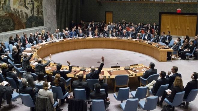 Совет Безопасности ООН голосует по Резолюции 2334 (23.12.17)