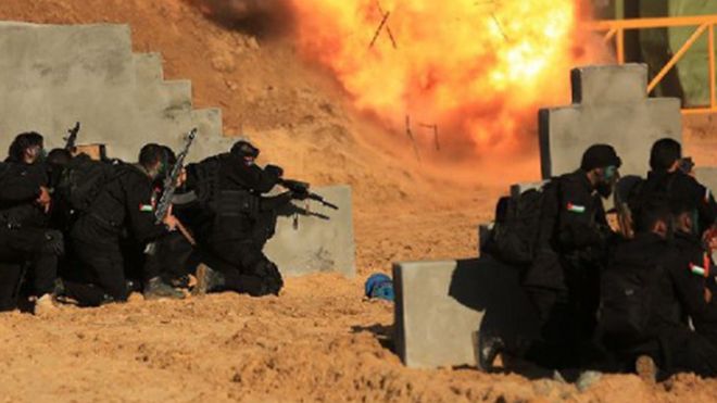 Facciones armadas palestinas coordinaron ejercicios militares conjuntos a partir de 2020.