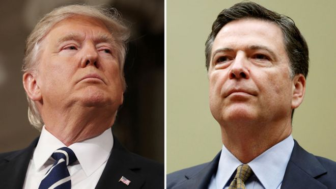 Trump and Comey