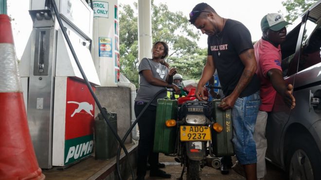 BBC News: Letter from Africa: Despair, anger and anxiety in Zimbabwe’s fuel queues