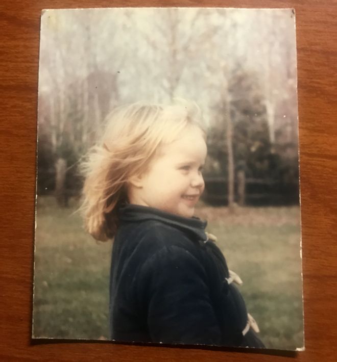Дженни в возрасте трех лет