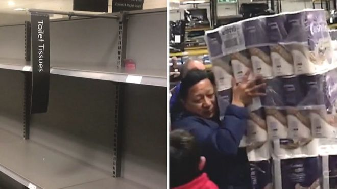 Коронавирус / туалетная бумага