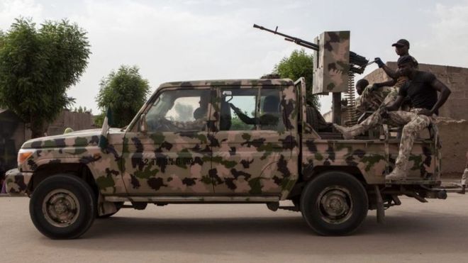 Nigerian military vehicle