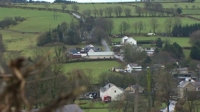 Сельская местность вокруг Талгаррег, Ceredigion