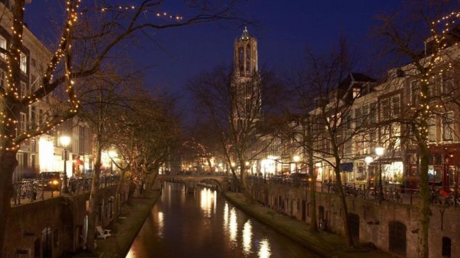 La ciudad de Utrecht, en Holanda