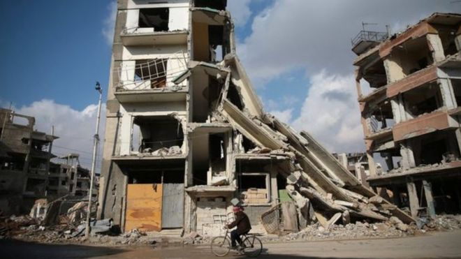 مناطق سورية خاضعة لسيطرة المعارضة بالقرب من دمشق