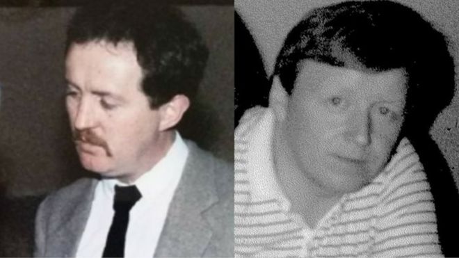 Джон Девайн (на фото слева) и Джон О'Хара стали жертвами сектантских убийств