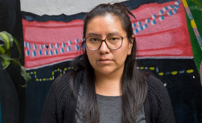 Norma Jiménez, sobreviviente de tortura sexual praticada por policiais do México durante protesto