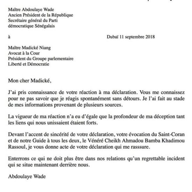 Lettre de rÃ©conciliation