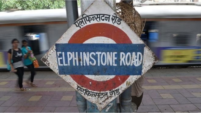 Barabara ya Elphinstone inaunganisha njia mbili za reli Mumbai