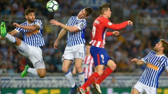 Atletico Madrid ilicharazwa 3-0 na Real Sociedad