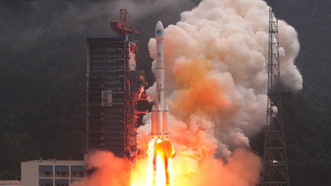 Запуск спутника Beidou 25 августа