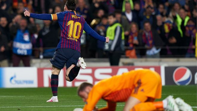 Messi na De Gea