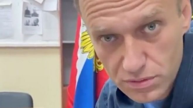 Алексей Навальный в УВД Химок