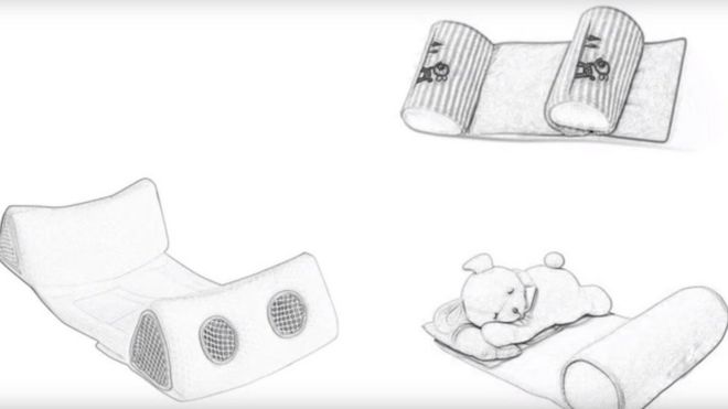 Screengrab of the FDA's video about sleep positioners