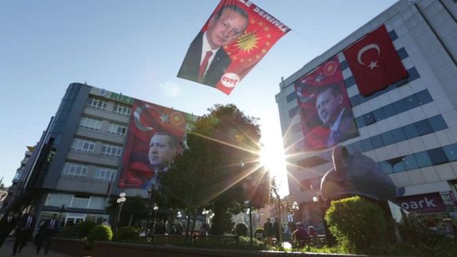 Плакаты с Эрдоганом