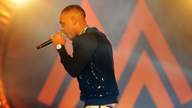 Wiley on stage
