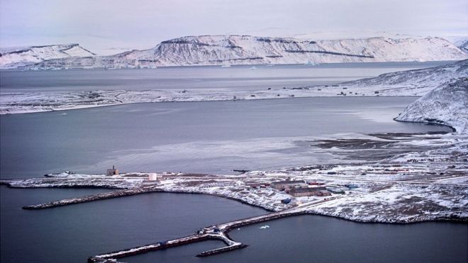 Base aérea de Thule, octubre de 2019