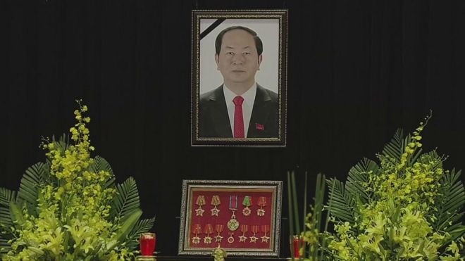 Quốc tang cố Chủ tịch nước Trần Đại Quang diển ra trong hai ngày 26 và 27/09/2018