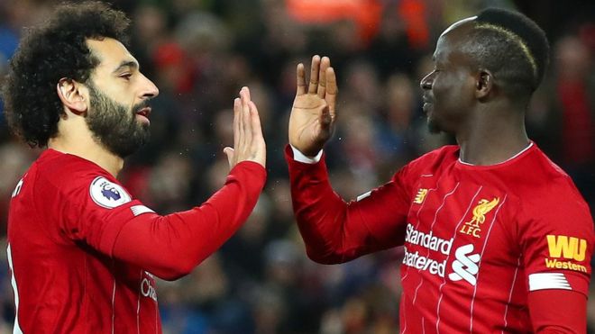 Mohamed Salah and Sadio Mane