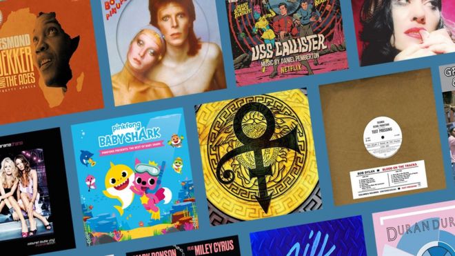 Some of the records available for Record Store Day 2019