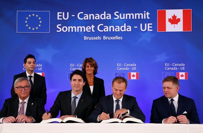 Торговый саммит ЕС-Канада