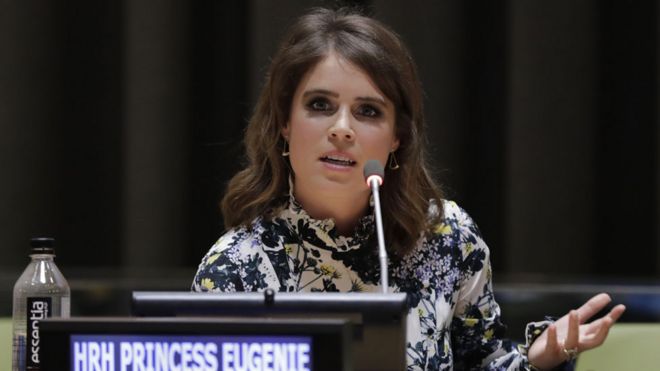 Принцесса Евгения в ООН в Нью-Йорке