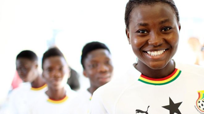 Ghana women footballer
