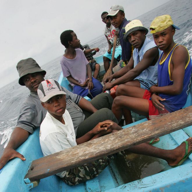 Мигранты из Анжуана на квассе-квассе