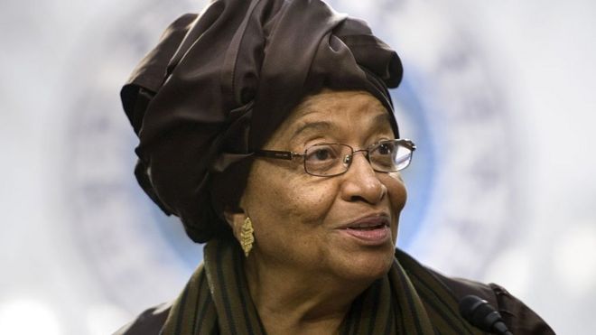 Ellen Johnson Sirleaf a Ã©tÃ© prÃ©sidente du Liberia de 2006 Ã  dÃ©but 2018.