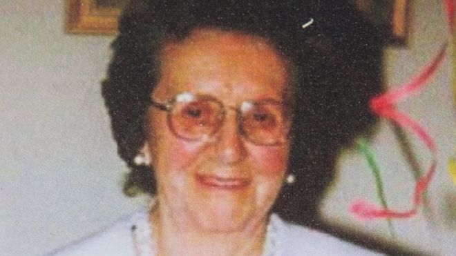 Фотография, на которой изображена Элси Девайн, которая умерла в госпитальном госпитале Госпорта