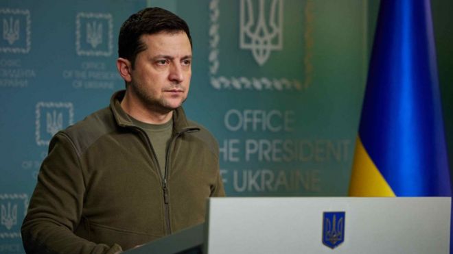 Volodymyr Zelensky, presidente de Ucrania.