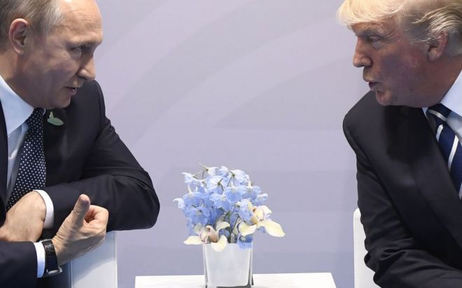 Два лидера провели личную беседу во время саммита G20 2017 года в Гамбурге