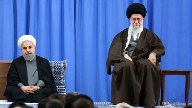 حسن روحانی گفته "رهبر ایران مانند سایر رهبران دنیا نیست که در حساب‌های خارجی خود میلیون‌ها دلار داشته باشد"
