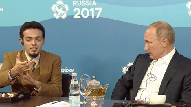 Hasil gambar untuk gamal albinsaid dan putin