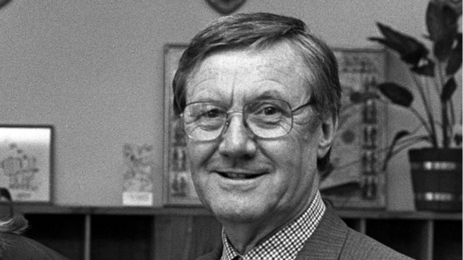BBC Northern Ireland controller Rev Dr Colin M Morris in 1989