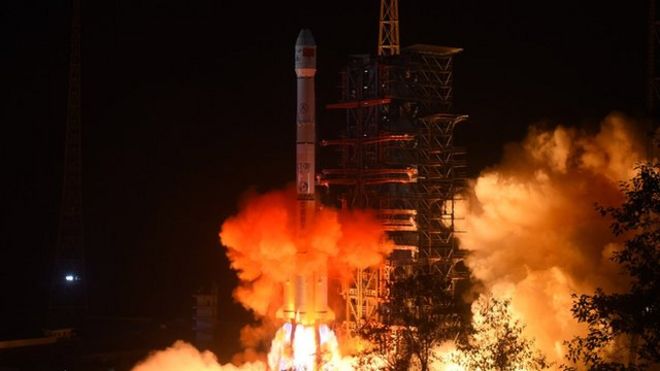 "嫦娥四號"於周六凌晨從西昌衛星發射中心發射升空。
