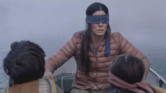 Fotograma de la película "Bird Box"