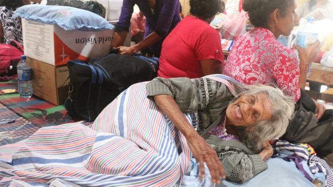 Sri Lanka Land slide Rescue Camps