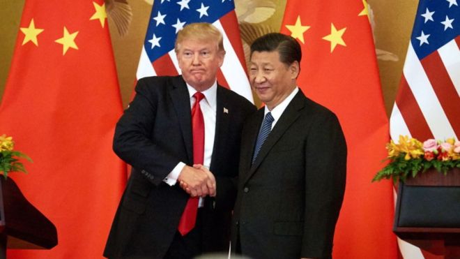 Trump y Xi.