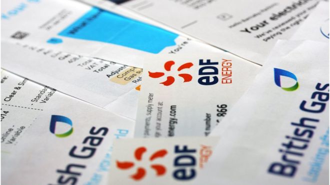 Счета EDF и British Gas