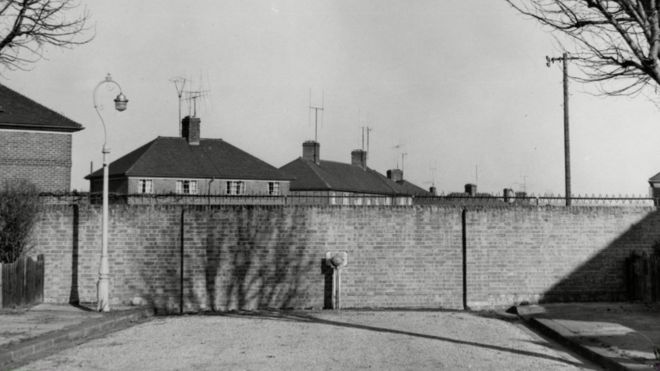 Стены Каттеслоу, изображенные в 1959 году