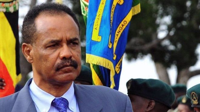 Madaxweynaha Eritrea Isaayaas Afwarqii