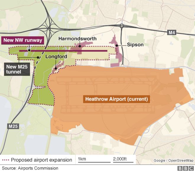 Планы расширения аэропорта Хитроу
